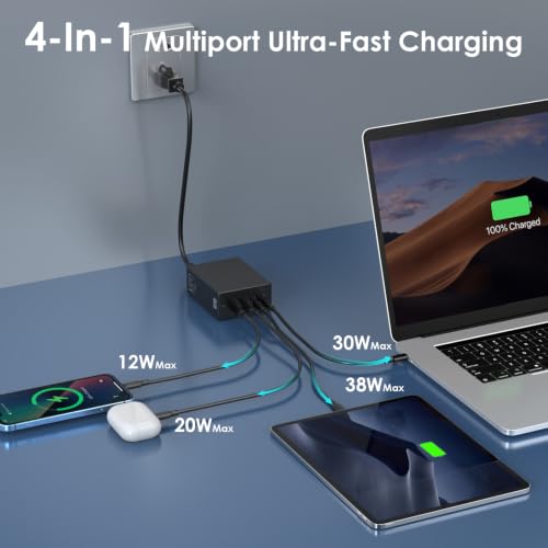 Phone Charger Fast 100W Charging, USB-C/A Wall Charger - image 2