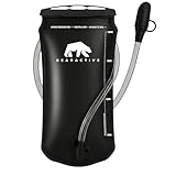 Bearactive Hydration Bladder, Water Bladder 2L for Running Backpack with BPA-Free TPU, Hydration Pack, Leak-Proof Water Pouch, No Plastic Smell – Hiking, Running, Cycling & Camping (Black, 1 Litre)