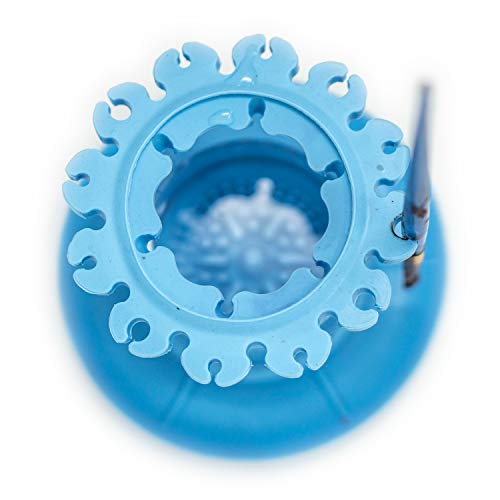 Paint Brush Cleaner Rinse Cup (All-In-One) Fine Art, Studio, Classroom | Brushes Holder & Silicone Cleaning System For Acrylic, Watercolor, And Water-Based Mediums (Mug, Blue) #TOP1