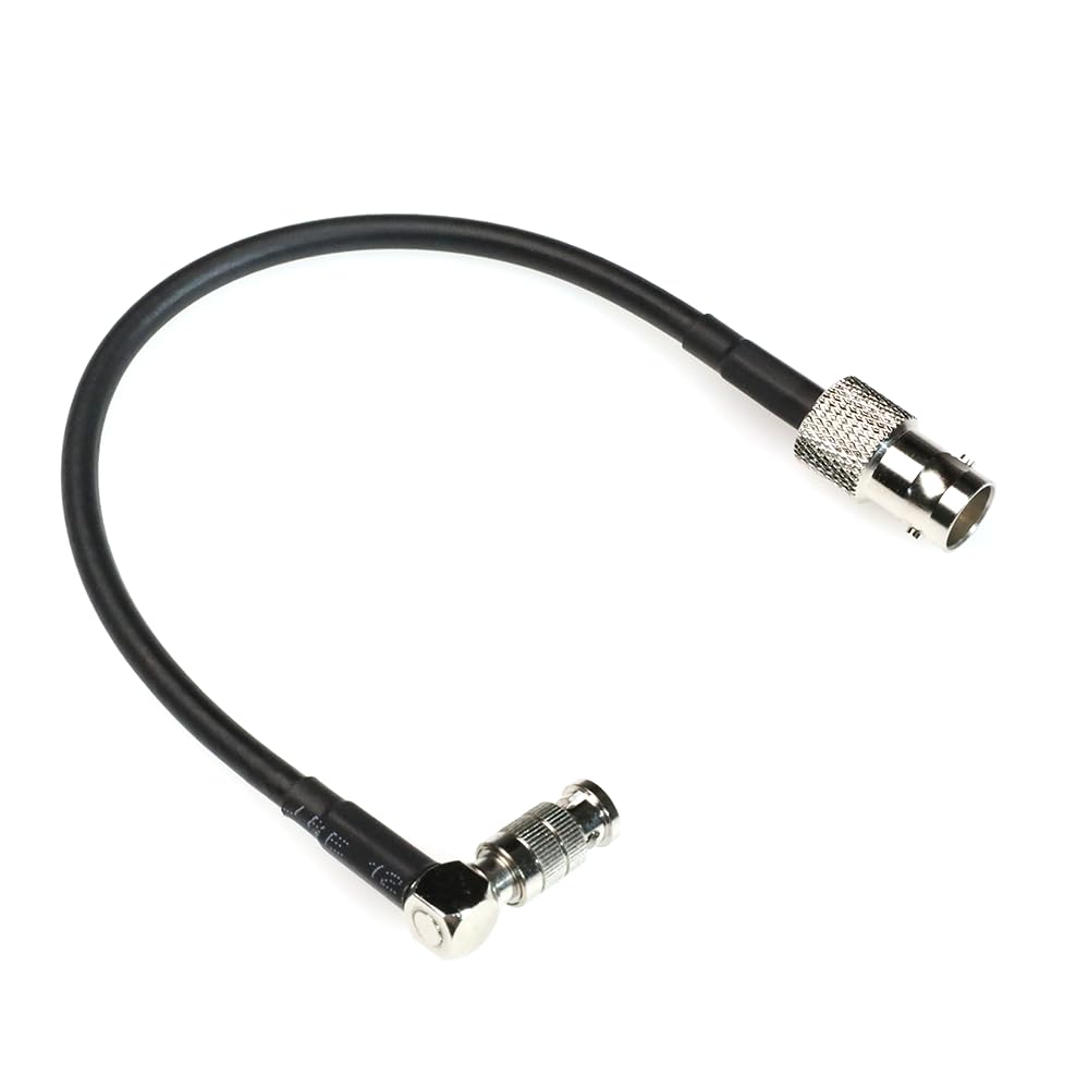 Amazon | Alvin's Cables 12G-SDI L型 Micro BNC - BNC オス 変換