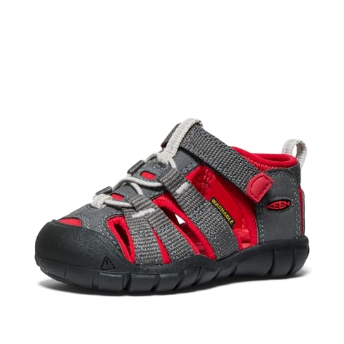 Keen Seacamp 2 CNX, Sandalias Unisex niños, Alfombra Rojo Magmético, 23 EU