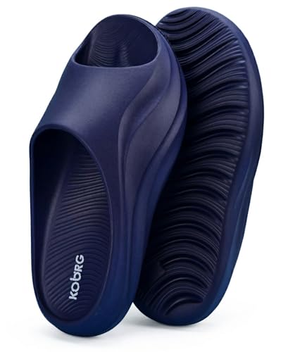 Image of KOBURG Milan Slides for Men| Stylish Trending | Comfortable | Super soft | Lightweight | EVA Sole | Casual Slider | Slippers | Flip Flops for Men KF-484