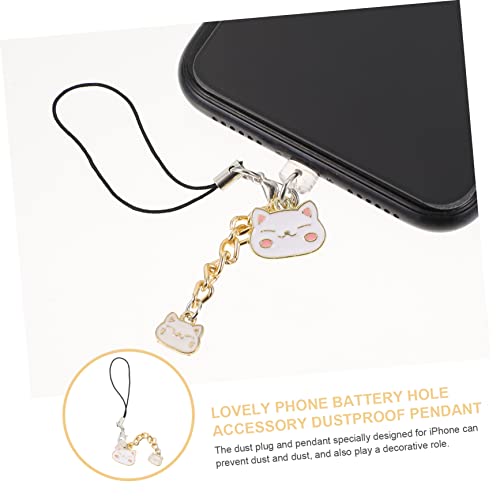 KESYOO 1Pc Plugue De Poeira Pingente Adorável Buraco De Bateria Pingente Adorável Protetor De Buraco