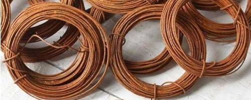 Fil métallique rouillé 15m lot de 3 pour en finir avec le fil de fer trop rigide
