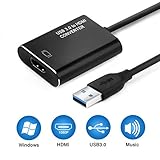 USB to HDMI Adapter, USB 3.0 to HDMI Adapter 1080P, RayCue Video Audio...