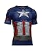 Under Armour Alter Ego Captain America Compression SM Midnight Navy