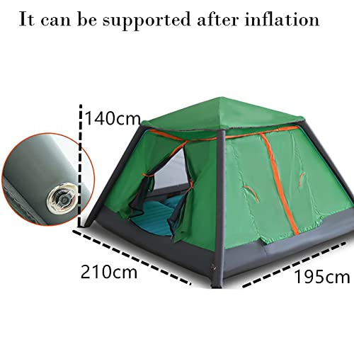 Carpa burbuja inflable transparente impermeable para camping miniatura 7