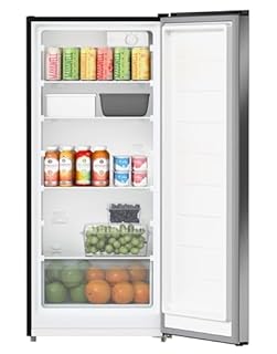 KoolMore 7 Cu. Ft. Garage Ready Convertible Upright Manual Defrost Freezer/Refrigerator in Stainless Steel