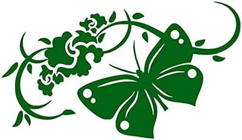 Pegatinas De Pared - Calcomanía De Vinilo Para Pared Home Art Flowers Butterfly Wallpaper 34X59Cm Cover