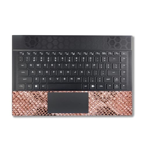 Image of MightySkins Carbon Fiber Skin Compatible with Alienware X14 R2 (2023) Full Wrap Kit - Rattler Back | Protective, Durable Textured Carbon Fiber Finish | Easy to Apply & Change Styles | Made in The USA