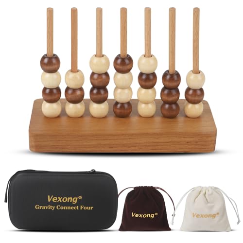 4 in a Row Game Wooden - 4 Connect in