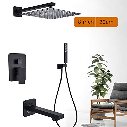 Mitigeur de douche à effet pluie avec bec rotatif 3 voies pour un confort optimal