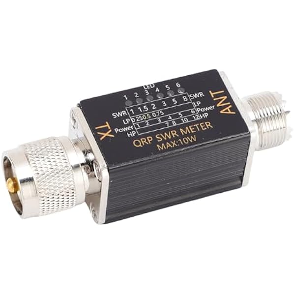 Cocoarm Miernik SWR 10 W z Interfejsem SO239 Przenośny Tester Współczynnika Fali Stojącej 1–30 MHz dla Entuzjastów Krótkofalarstwa