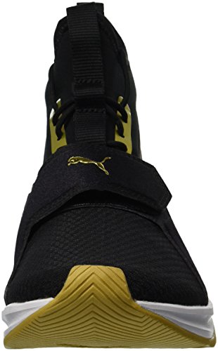 puma phenom black and gold