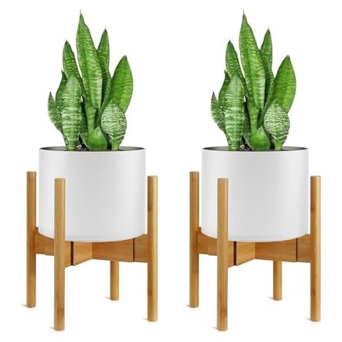 Gunolye Adjustable Bamboo Plant Stand Cover