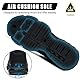 PAQOZKC Sicherheitsstiefel Herren Damen Arbeitsschuhe mit Stahlkappe Sportlich Sicherheitsschuhe Hoch Leicht Stahlkappenschuhe Luftkissen C21/Schwarz 42