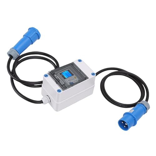 Medidor KWH intermedio impermeable IP67 de 16 A con pantalla LCD móvil 5