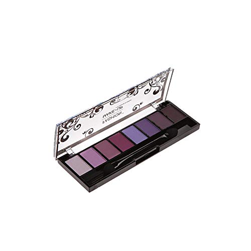 Palette Maquillage - 8 Fards Ombres à Paupières Teinte Dégradé de Violet Cover