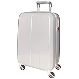 [イノベーター] スーツケース 機内持ち込み 消音キャスター INV48_hide_EOL 保証付 38L 55 cm 2.7kg ホワイトクロスカーボン