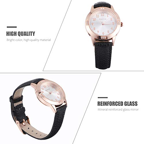 ULTECHNOVO Couro Moda Relógio de Pulso Das Mulheres Assistir À Prova D' Água de Metal Aniversário P