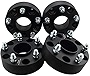 DCVAMOUS 4PC Black 5x5.5 Hubcentric Wheel Spacers 2 Inch with 9/16' Studs Compatible with Dodge 5 Lug 5x139.7 for 2002-2010 R-A-M 1500 | 2005-2011 Dakota | 2004-2009 Durango