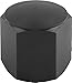 Kipp 02040-6501 Free-Cutting Steel Style F Positioning Feet with M16 Internal Thread and Serrated Surface, Case-Hardened with Black Oxide Finish, Metric, 50 mm Length