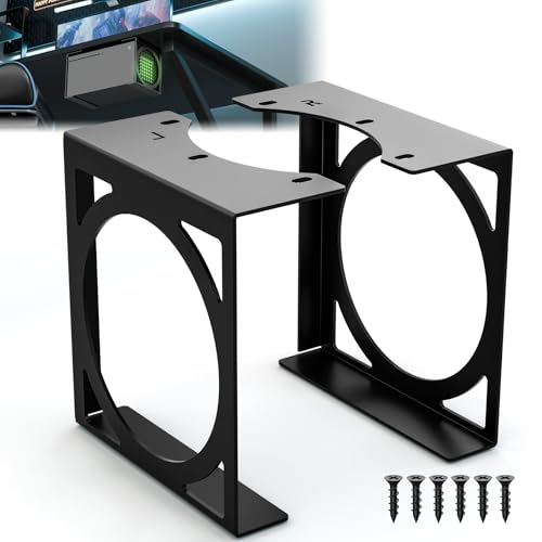 Soporte debajo del escritorio para Xbox Series X, soporte que ahorra espacio para XSX, soporte Stealth XSX, soporte de escritorio Xbox X resistente, soporte para Xbox Series X, soporte/soporte/montaje