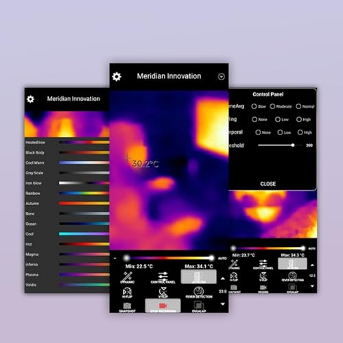 Yunseity Cámara Termográfica para Smartphone, 160x120 Pixeles, Carcasa Aleación de Aluminio, USB Tipo C, Tecnología SenXor miniatura 3
