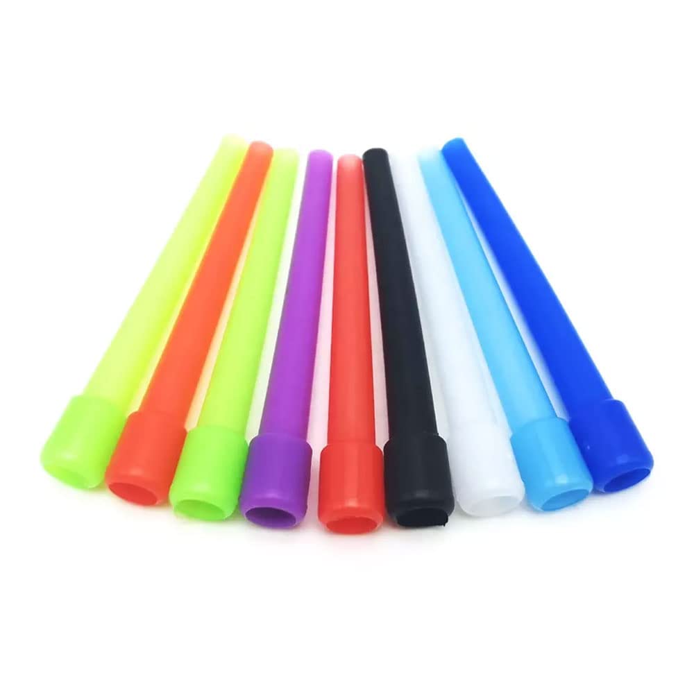 Hookah Tips Disposable Mixed Colors 50 Pieces 3 6 Inch - Hookah Accessories Fit Most Mouthpiece Handles -Individual