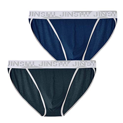 JINSHI Mens Pouch Underwear, Mens Bikini Underwear 2 Pack xl