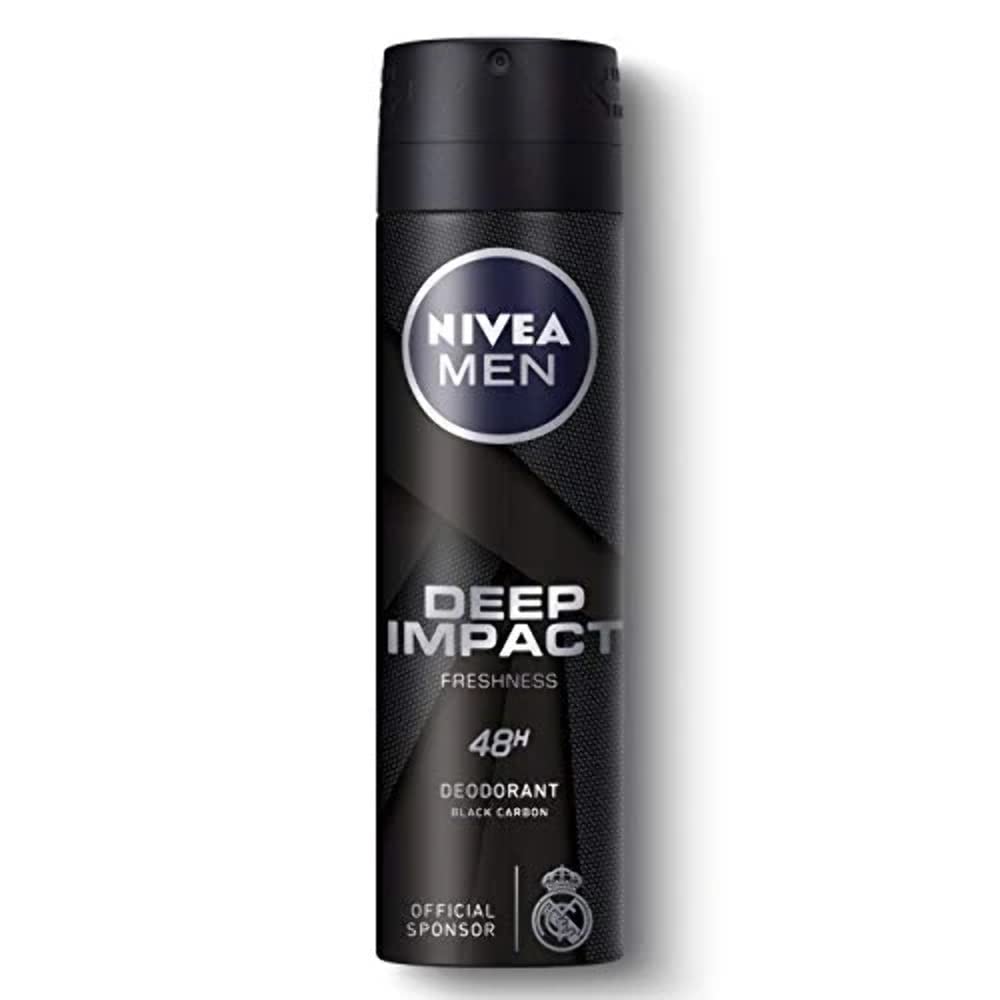 Nivea Men Deep Impact Freshness Deodorant Spray - For Men, 150 ml - 5.07 (Ship from India)
