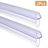 Durabilidad extendida: los labios de sellado de PVC procesado de alta calidad aseguran un sellado óptimo de la cabina de ducha. El uso de materiales de PVC transparentes de alta calidad con resistencia mejorada a los rayos UV y al moho extiende la vida útil de la tira de sellado.