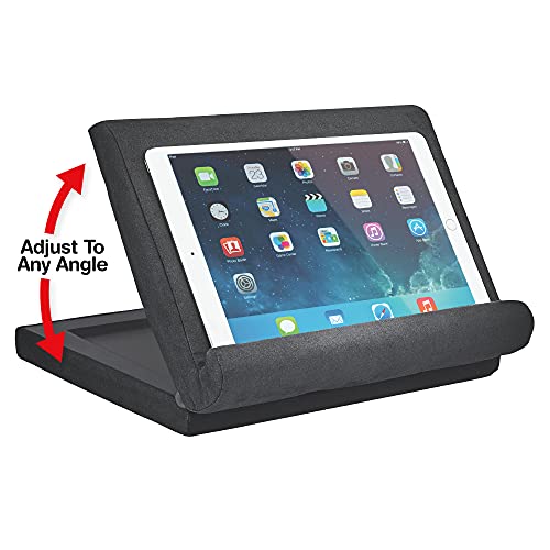 Ontel Pillow Pad Fold Away Multi-Angle Soft Tablet Stand, Gray #TOP1