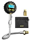 AZUNO Compression Tester Automotive, 200 PSI Digital Compression Tester Small Engine for Cars, Motor