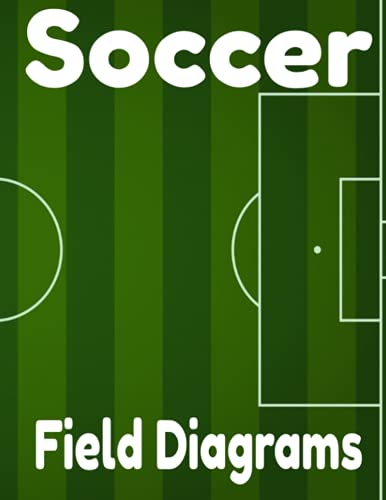 Soccer Field Diagrams: Blank Soccer Field Pages for Drawing Plays