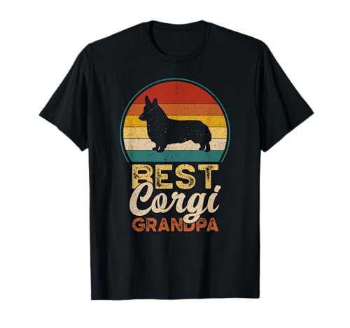 Best Corgi Grandpa, Father's Day, Grandfather Welsh Corgi T-Shirt