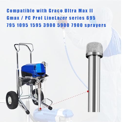 Image of 2026 New Suction Hose and Reflux Line Sets for Airless Paint Sprayer | Compatible With Graco 695 795 3900 1095 1595 5900 7900 Airless Spraying Machine，Complimentary 181072 Filter Included