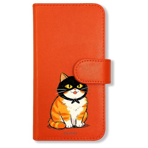 myones AQUOS R7 SH-52C�Ή� �蒠�^(�I�����W�������L) �������� �L ���g�� �D�_ ���� ���� �˂� �l�R ������� �_�C�A���[�^�C�v ���J�� �J�[�h���[ �t���b�v �J�o�[