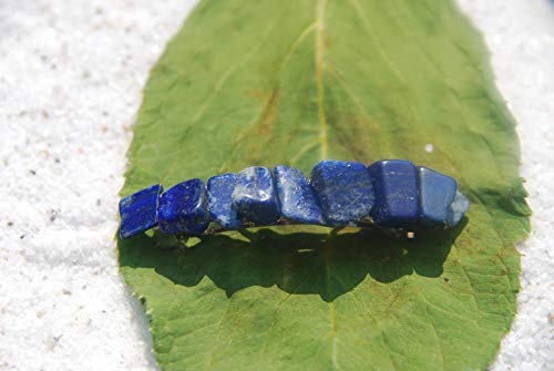 DejaVu Designs Tumbled Lapis Lazuli Stone French Barrette Hair Clip