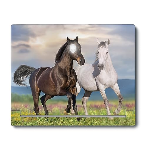 Image of MightySkins Skin Compatible with Alienware X16 R1 (2023) Full Wrap Kit - Horse Contrast | Protective, Durable, and Unique Vinyl Decal wrap Cover | Easy to Apply & Change Styles | Made in The USA