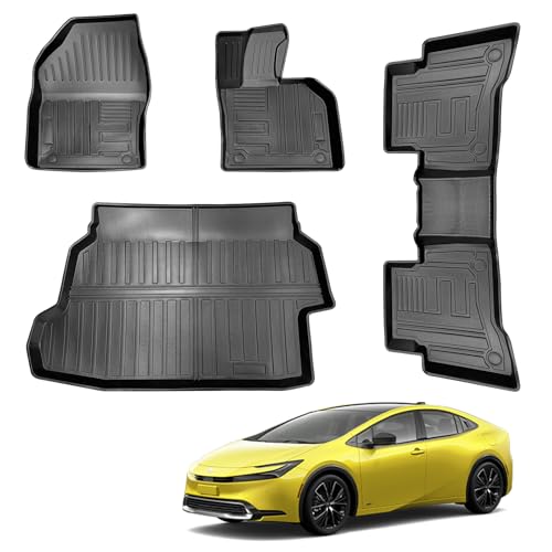 Shvgen�K���Ή��g���^ �V�^ �v���E�X60 PRIUS 60�n��p1-2��ڃt���A�}�b�g+���Q�b�W�}�b�g 3D�v���E�X 60�n�A�N�Z�T���[2023�N1��?���sTPE�ގ� �ϖ��C �ω� ��t�ȒP �J�[�p�i�iZVW6#/MXWH6#�A4PCS)