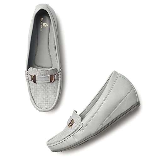 Image of Marc Loire Women Comfortable Loafer Mules Ballet Wedge Heels Footwear