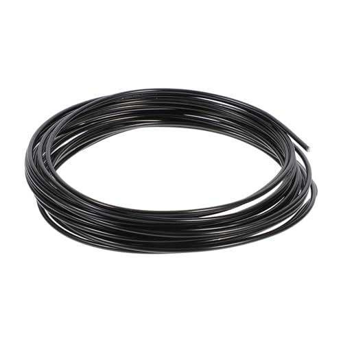 HOMSFOU Alambre Para Bonsái De Aluminio 2 Mm Negro Kit De Alambre Para Fijar Bonsáis De Jardín Flexible y Práctico Para Moldeado Interior y Exterior 5 Metros Usos Para Plantas