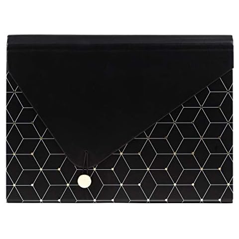 U Brands Modern Classic Expandable File Folder Cover