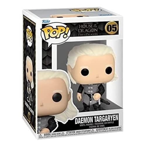 Funko Pop! TV: HotD - Prince Daemon Targaryen - House of The Dragon - Figura de Vinilo Coleccionable - Idea de Regalo- Mercancia Oficial - Juguetes para Niños y Adultos - TV Fans