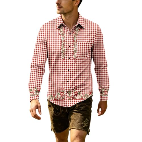Camisa de leñador slim fit confeccionada en algodón premium para caballero