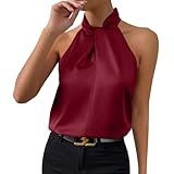 Facile à utiliser : ce débardeur sans manches pour femme est composé de 90 % de polyester et 10 % d'élasthanne, doux et doux pour la peau, avec une bonne respirabilité, de sorte que la peau peut respirer librement pendant les mois chauds d'été.