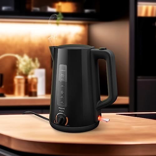 Chaleira elétrica Série 5000, Philips Walita, com função Mate, Preta, 1850W, 220v - RI9368/90