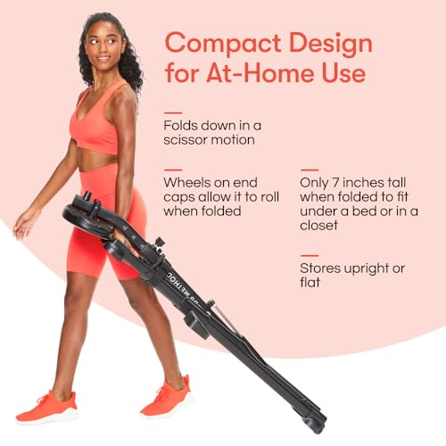 Image of The DB Method Squat Machine, Workout Equipment for Home Gym, Exercise Leg and Glutes, Low Impact Lower Body Fitness Workouts, Training for Total-Body, Easy Setup, Foldable for Storage