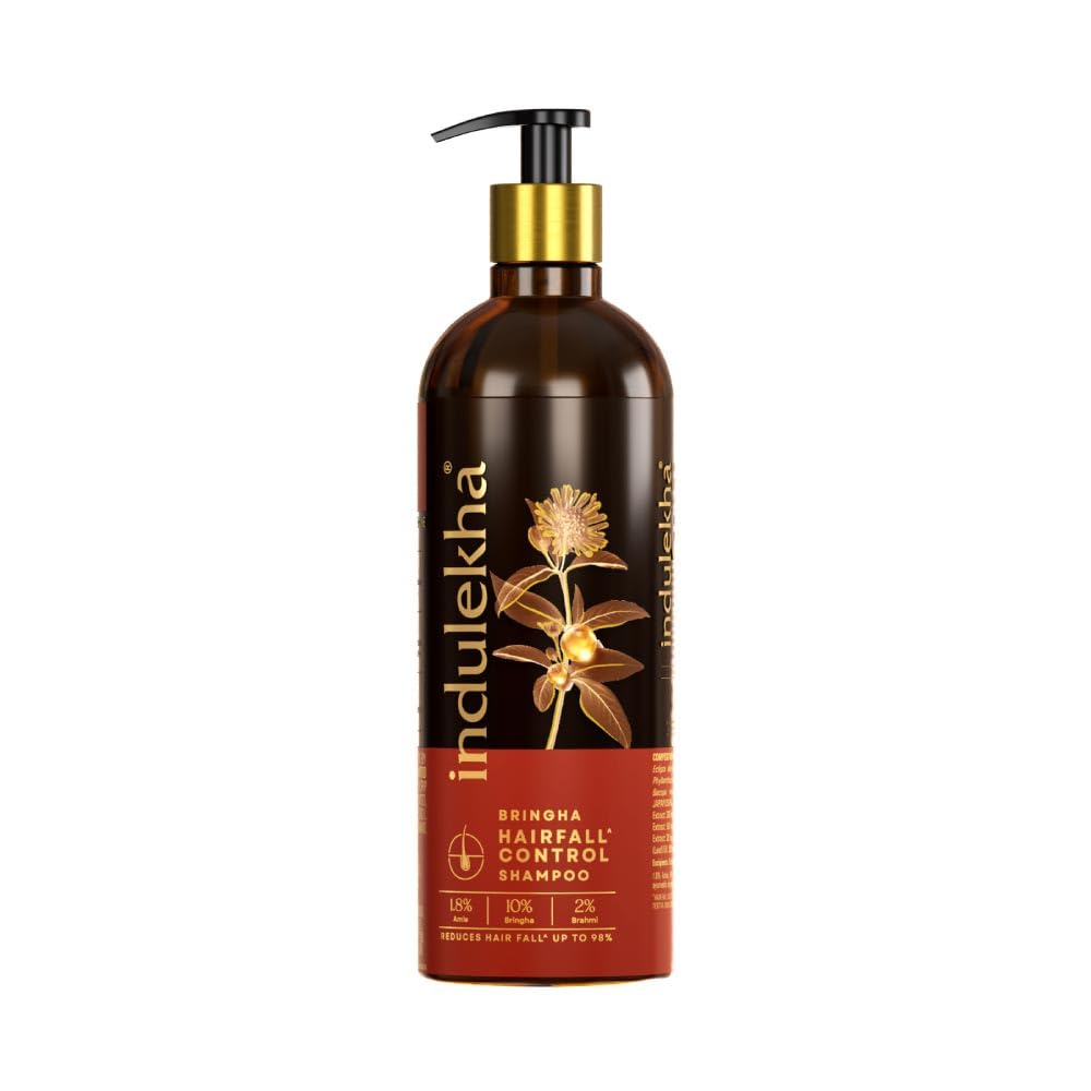 Indulekha Bringha Ayurvedic Shampoo 180 ml || for Hair Fall Control|| With Bringharaj Extracts|| Amla|| Shikakai - Paraben Free|| For Men & Women